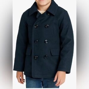 Urban Republic Navy Kids Winter Double Breasted Peacoat Todder Boys 3t NWT